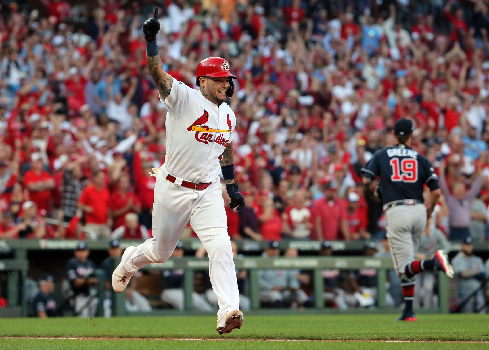 Atlanta Braves vs St. Louis Cardinals, Game 4 NLDS in St. Louis